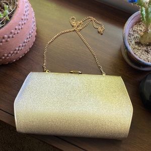 True vintage gold clutch